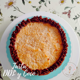 Tarta de Dulce de Leche y Coco