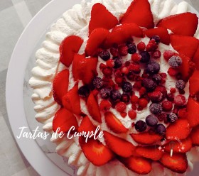 Tarta de Fresas y Chantilly